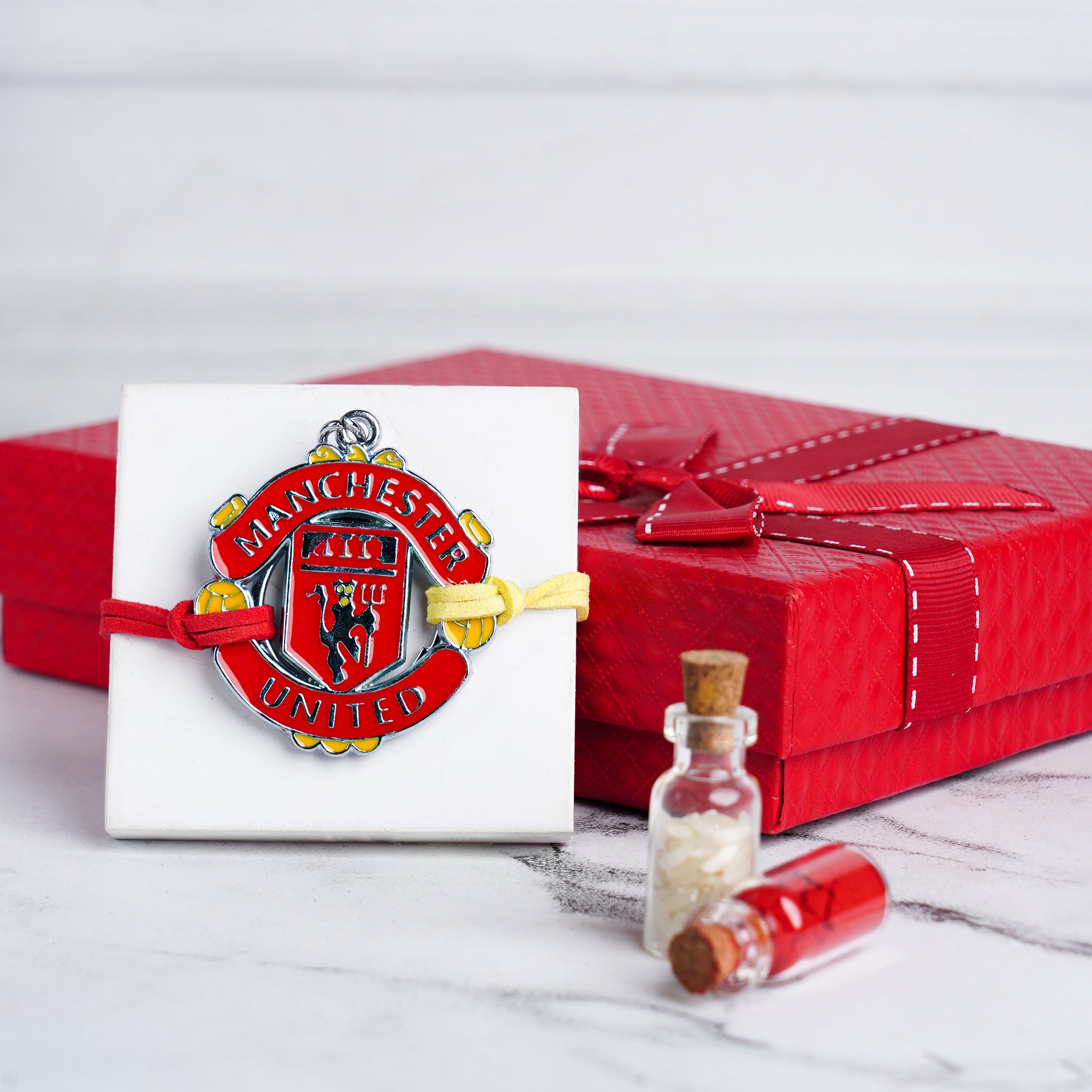 ilearnngrow Manchester Rakhi with Keyring